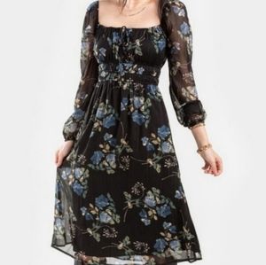 Francesca's Plus Floral Dress